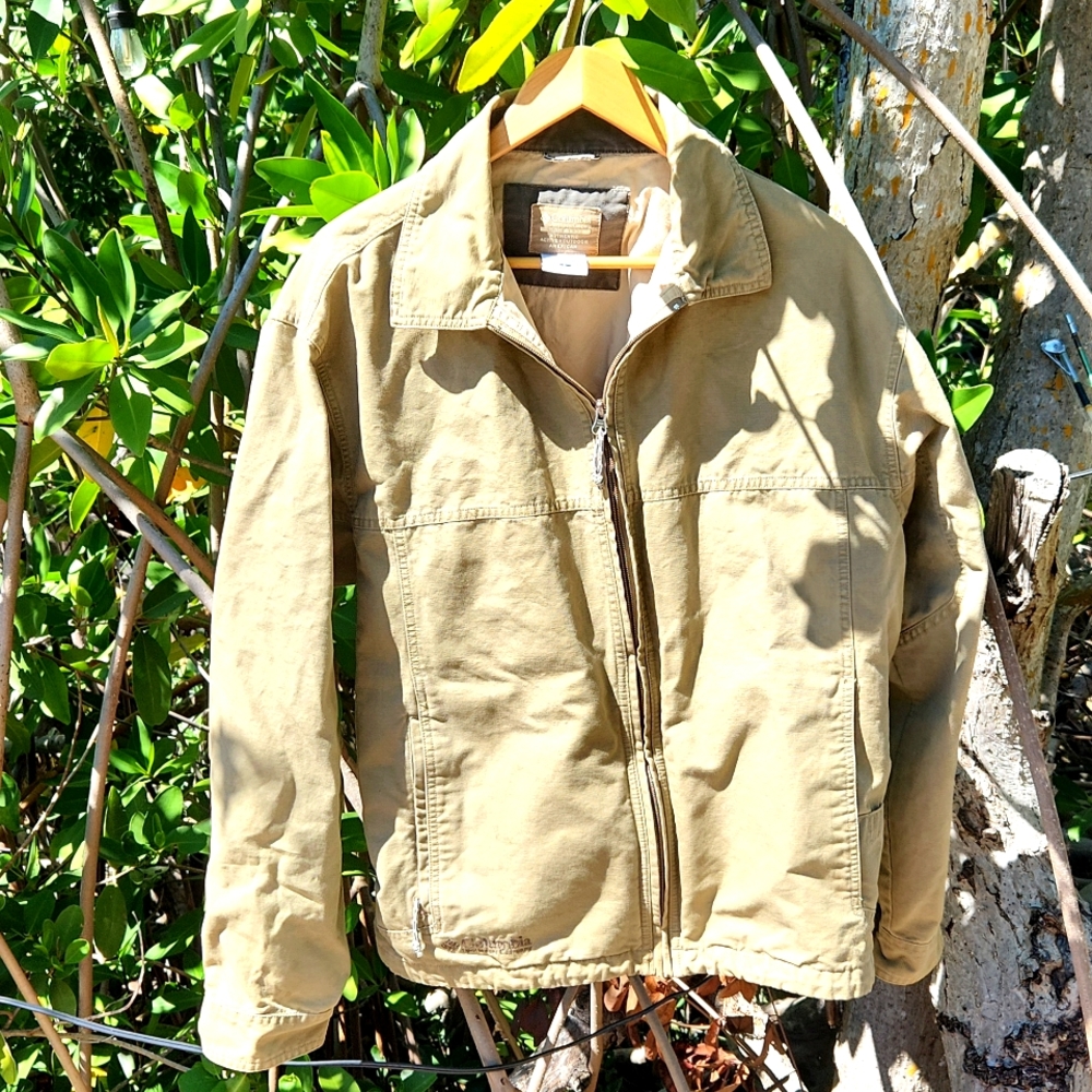 Columbia canvas jacket.